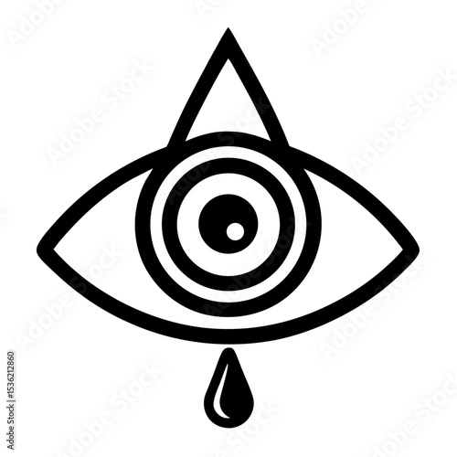 vector illustration of a drop