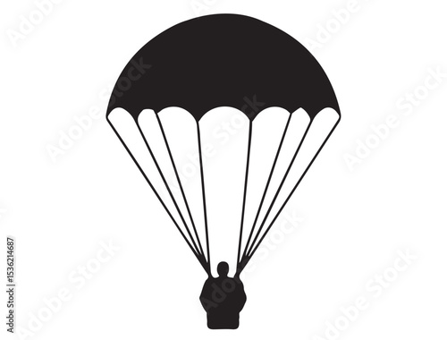PARACHUTE SILHOUETTE