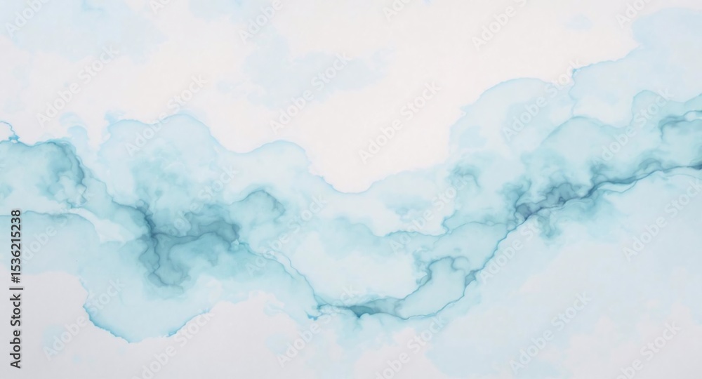 Abstract Blue Watercolor Wash Abstract Blue Watercolor Wash