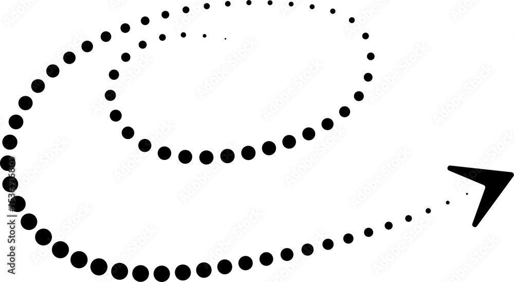 Arrow stripes design with dotted lines. Element design Arrow stripes design with dotted lines. Element design