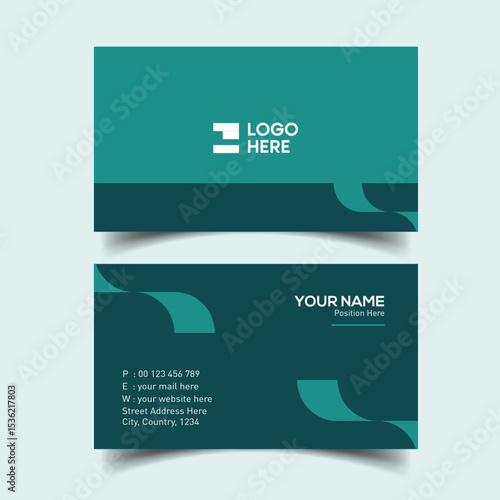 Modern Professional Business Card Template for Personal & Corporate Branding