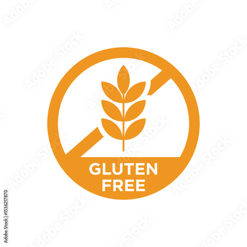GLUTEN FREE VECTOR SIGN ICON