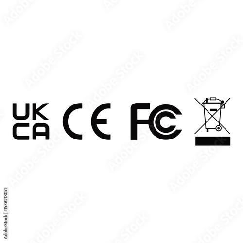 ULCA CE FCC WEEE VECTOR SIGN logo SYMBOL