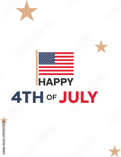 Happy 4th of july Independence day