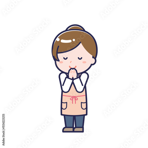 Wallpaper Mural 保育士／ななめ／女性 24 Torontodigital.ca