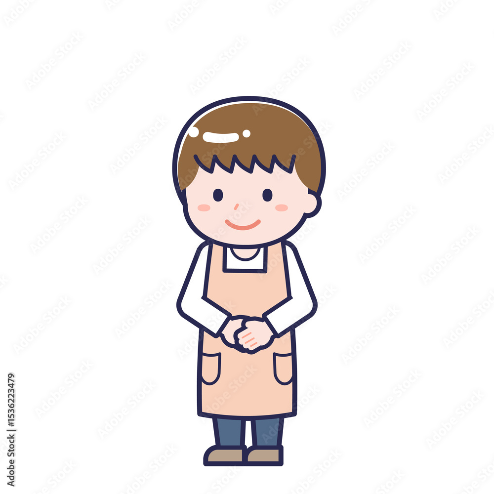 保育士/ななめ/男性 01 保育士/ななめ/男性 01