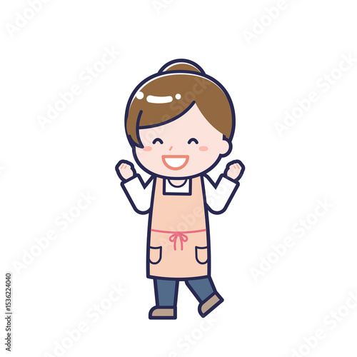 Wallpaper Mural 保育士／ななめ／女性 07 Torontodigital.ca