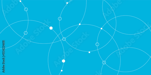 Connection background. Network concept with dots and lines. Vector illustration