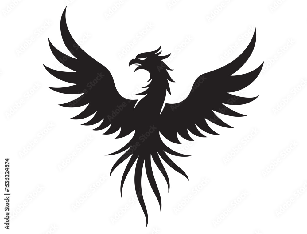 Obraz premium PHOENIX SILHOUETTE