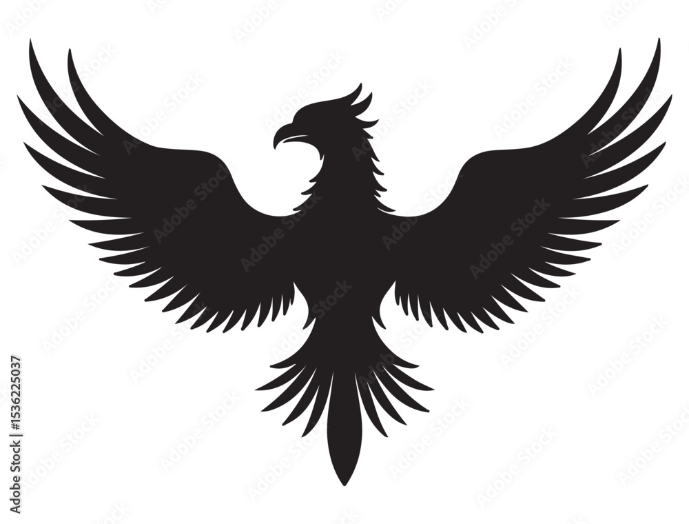 Obraz premium PHOENIX SILHOUETTE