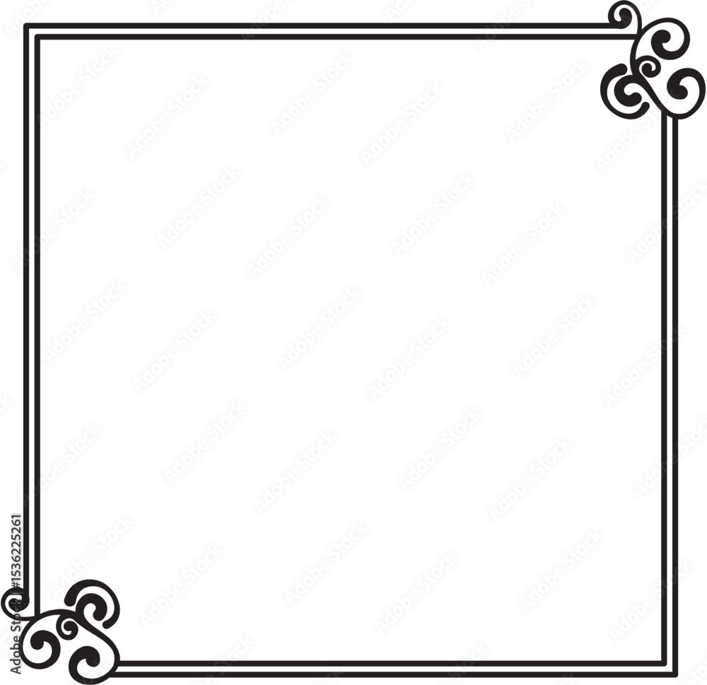 Obraz premium Decorative Square Frame