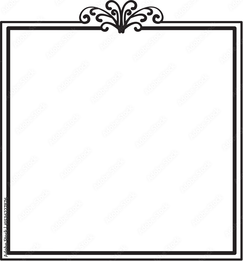 Fototapeta premium Decorative Square Frame