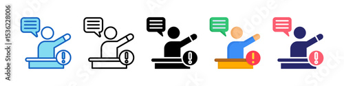 Assertive Multiple Style Icon Set Collection.