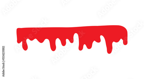red blood dripping element