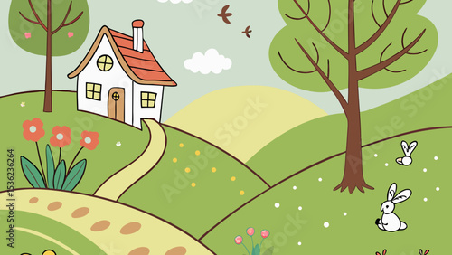 Draw pictures in a natural and untamed setting.