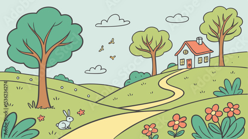 Draw pictures in a natural and untamed setting.