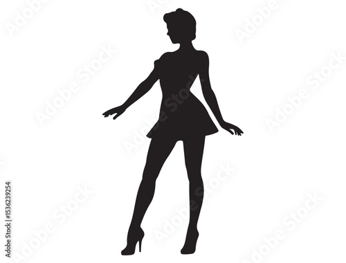 PINUP GIRL SILHOUETTE