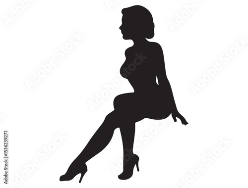 PINUP GIRL SILHOUETTE