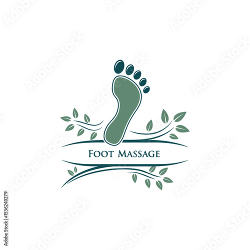 foot care logo design vector 
