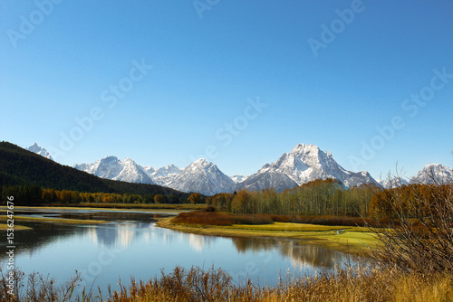 Teton National Park, Mountain Landscape