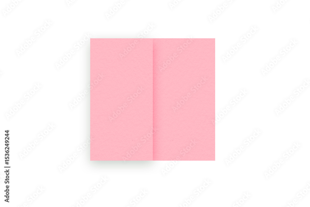 Fototapeta premium Square, rectangular shape, pink, collage rectangle made from paper, photo frame on transparent background.