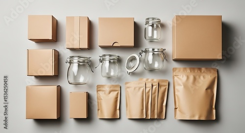 Packaging Mockup Boxes Jars Pouches