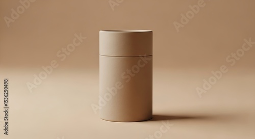 Beige Cylinder Package