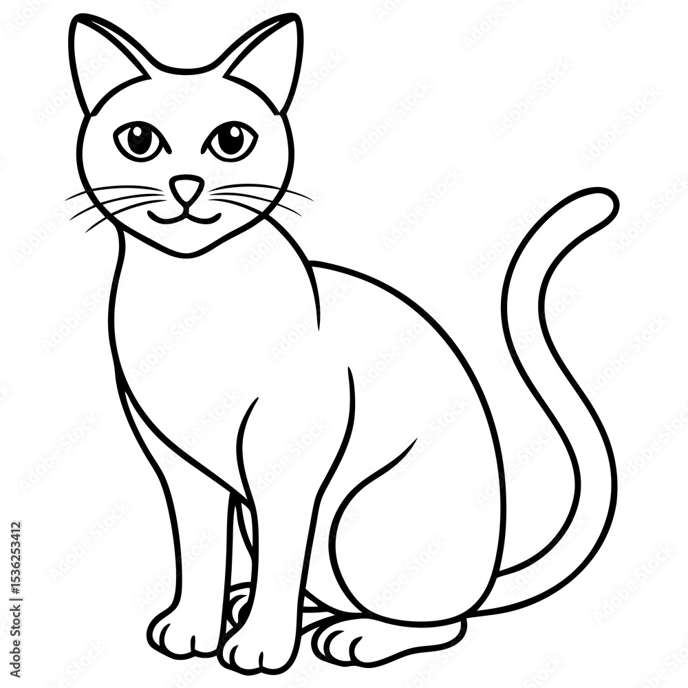 vector illustration of a cat vector illustration of a cat