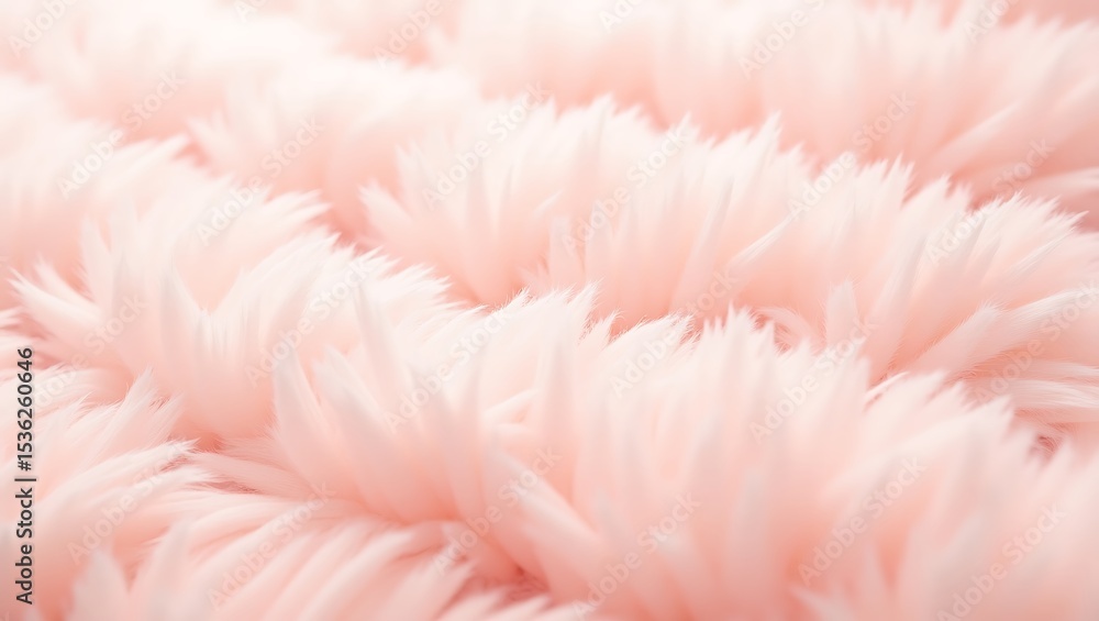 A blushpink cloud of soft fur, gently swirling A blushpink cloud of soft fur, gently swirling