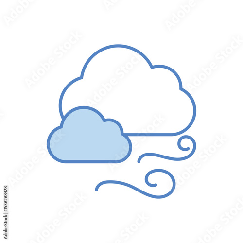 Hot Air Icon vector stock illustration