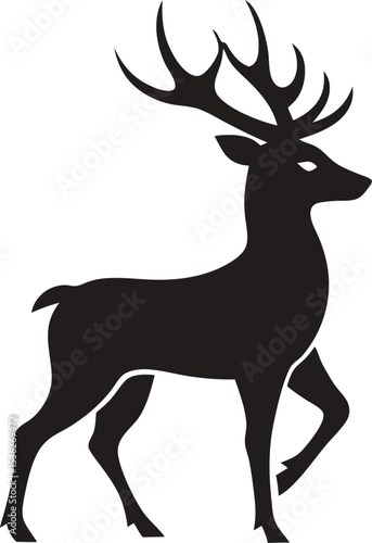 deer silhouette vector