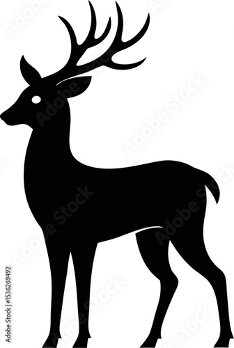 deer silhouette vector
