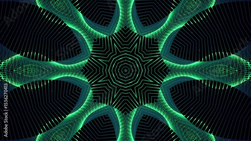 abstract fractal kaleidoskop 