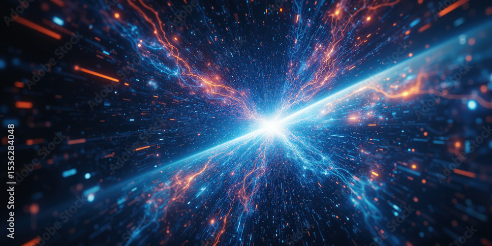 Naklejka premium Psychic internet nexus Mental connectivity and collective consciousness Global network of human minds visually connected by strands of psychic energy