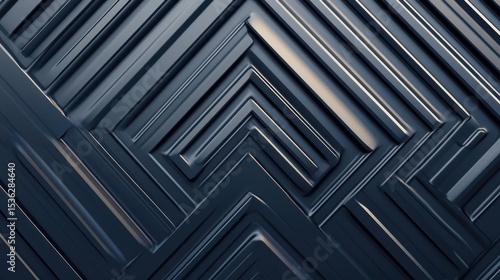 Abstract Dark Geometric Pattern