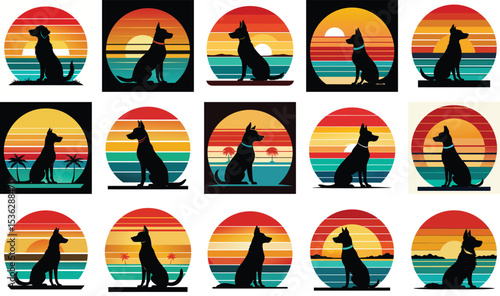 Travel illustration of a set of shoes vector icon design for summer beach vacation