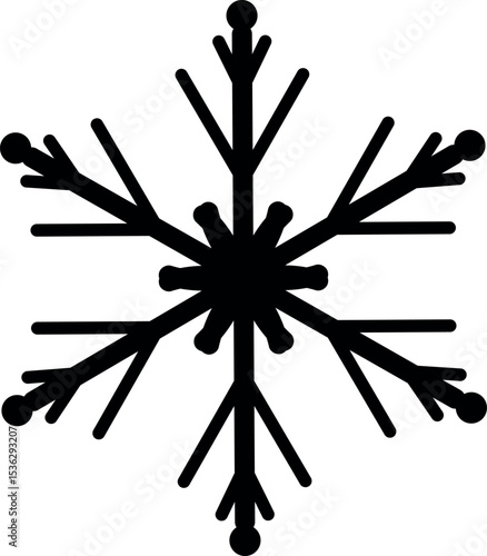 Snowflake Doodle Drawing