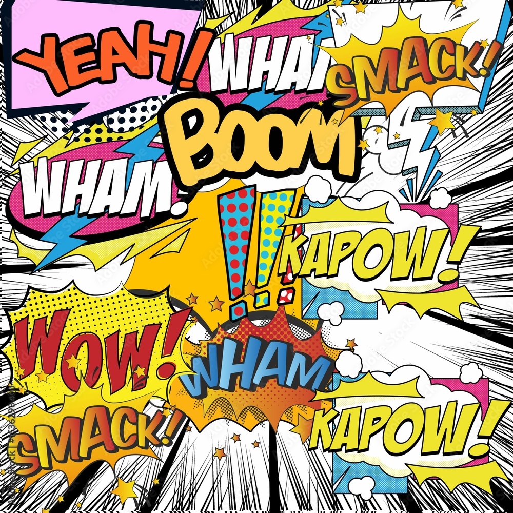 comic style pop up bubble speech sound. comic style pop up bubble speech sound.