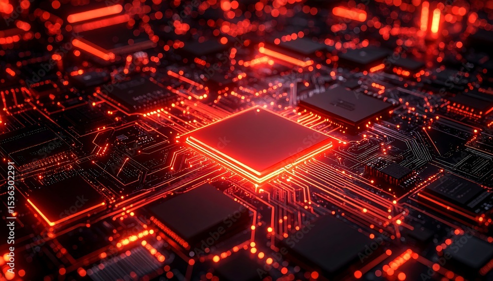 Intricate circuit board Intricate circuit board