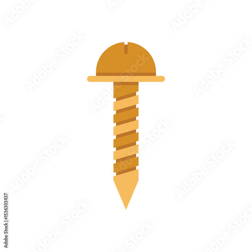 nail and tack tool icon illustration