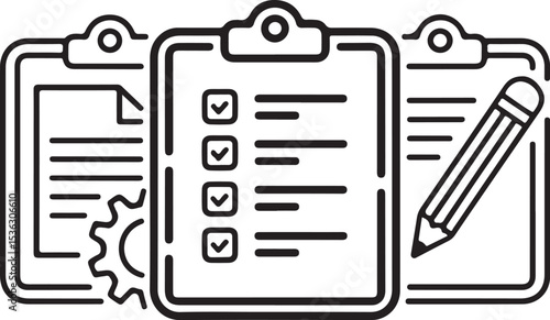 Checklist forms documents planning process management