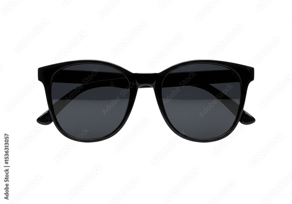 Black Sunglasses with Ornate Detail A CloseUp View isolated on transparent baackground Black Sunglasses with Ornate Detail A CloseUp View isolated on transparent baackground