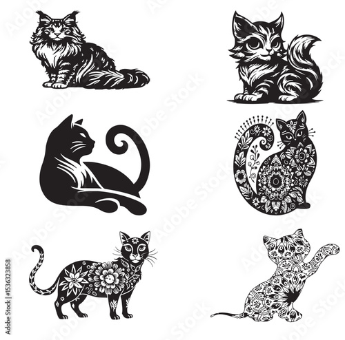 cat vector imagr