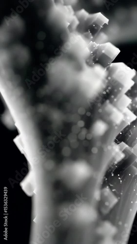 Wallpaper Mural Exploring the intricate beauty of abstract forms in a darkened space Torontodigital.ca