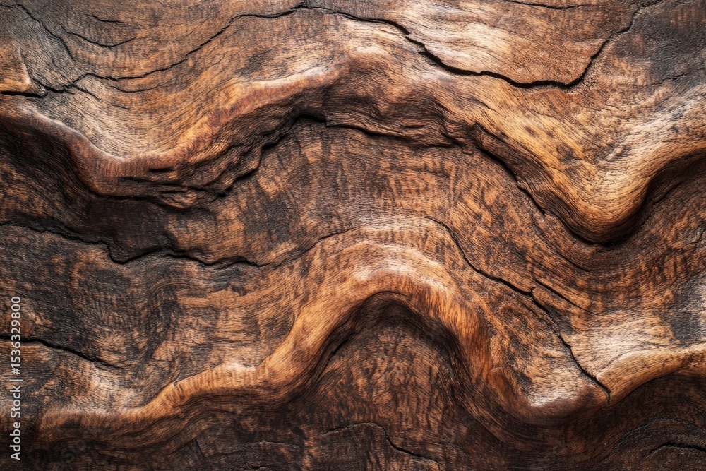 Intricate wood grain, wavy texture Intricate wood grain, wavy texture