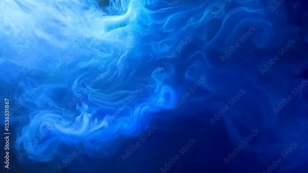 Fluid Flowing in Deep Blue Abstract Motion Background Fluid Flowing in Deep Blue Abstract Motion Background