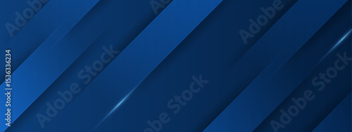 Diagonal blue overlapping shapes form an abstract background. Suitable for modern designs, tech presentations, or contemporary art projects.