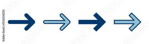 Arrow icon vector isolated on white background. Arrow symbol. Arrow vector icon