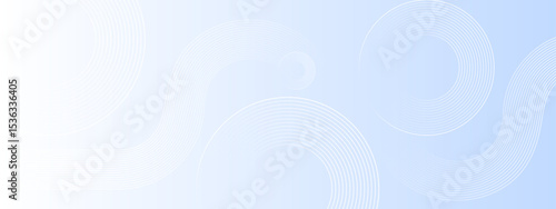 Abstract light blue concentric circles and waves; visually appealing background for design projects, presentations, or digital art creations in blue tones.