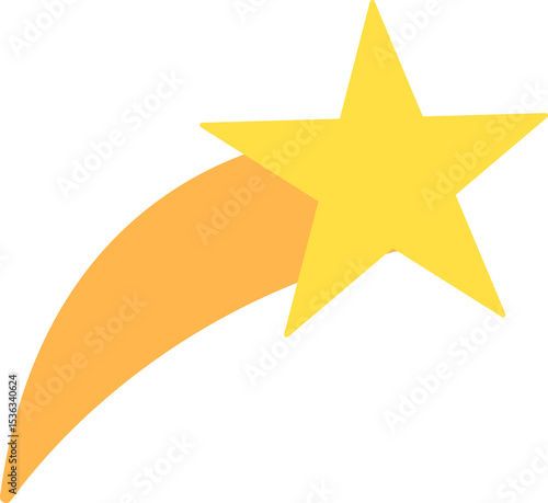 별똥별 드로잉 아이콘(shooting star line drawing coloring icon)